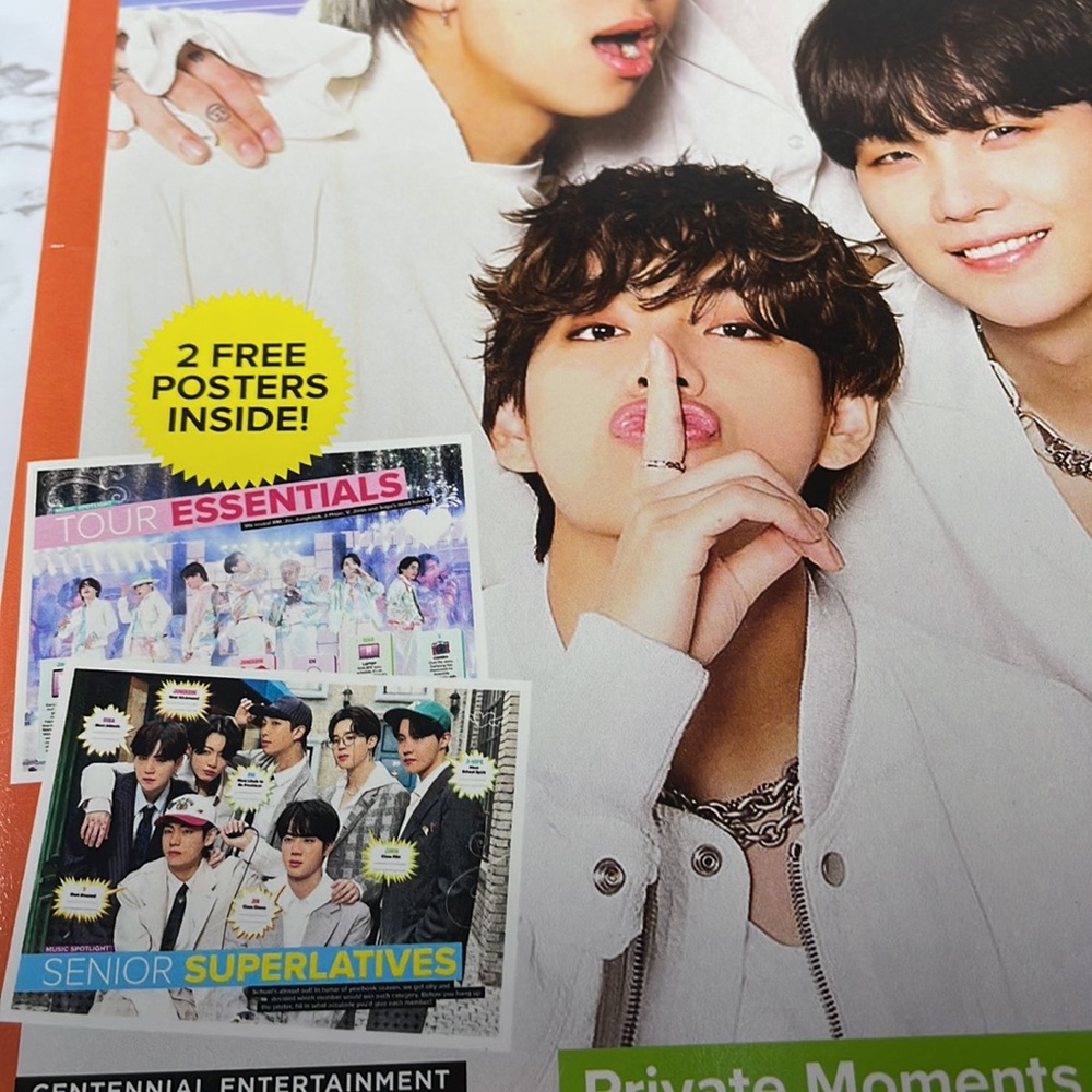 BTS up close and personal magazine 2 FREE posters. Ultimate Army guide. 2025